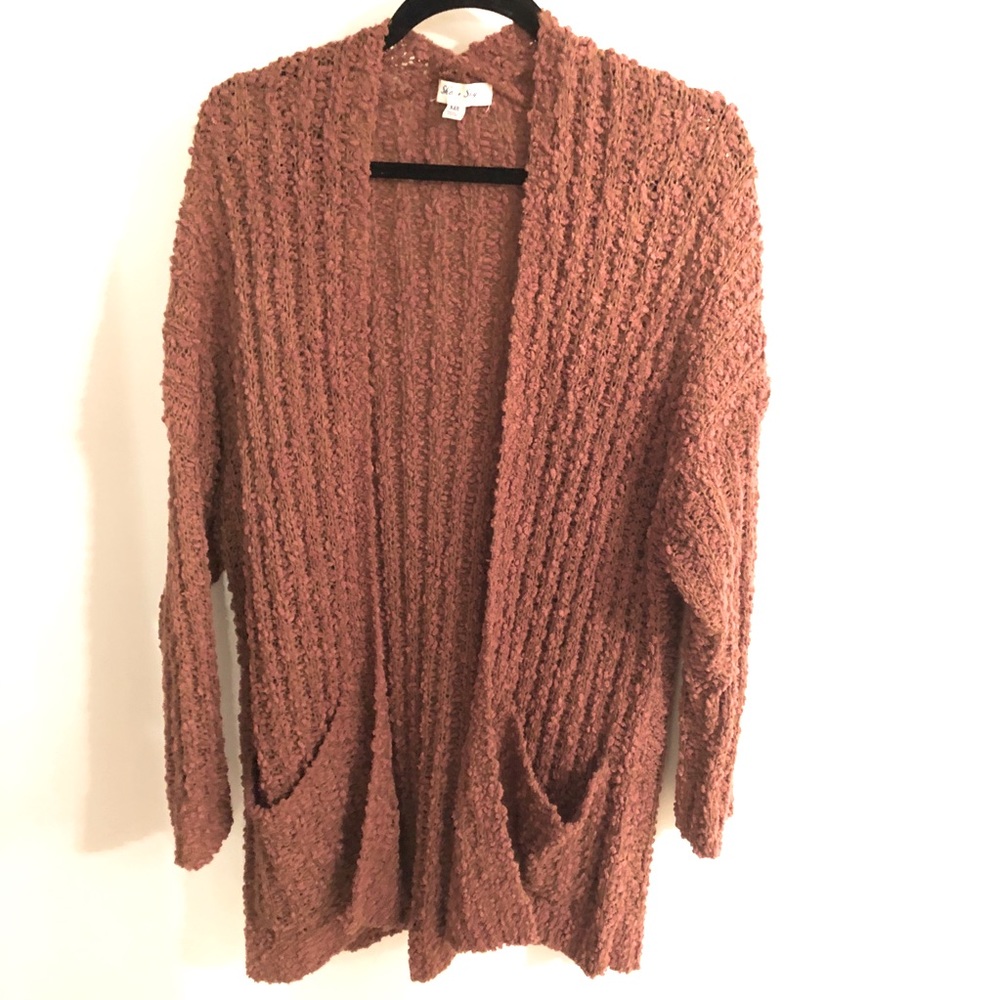 Popcorn cardigan